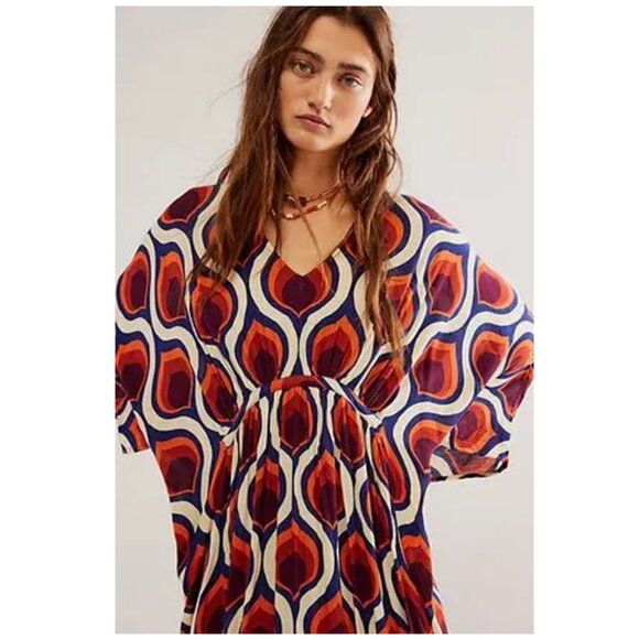 Free People Groovy Baby Maxi Kaftan - Picture 1 of 9